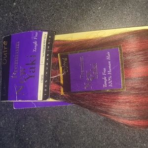 OUTRE PREMIUM NEW YAKI 100% Human Hair for Weaving 14" Color: C1B/33